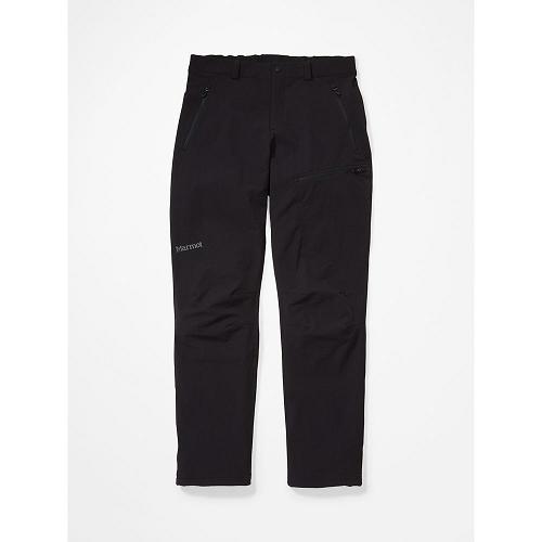 Marmot Scree Pants - Mens Softshell Pants Black CA5019384 Canada